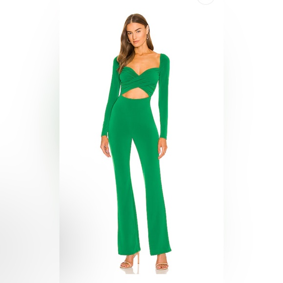 Michael Costello Pants - Green Jumpsuit